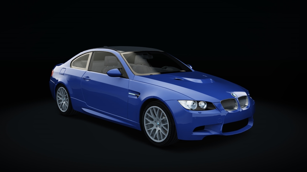 BMW M3 E92, skin 0_monte_carlo_blue