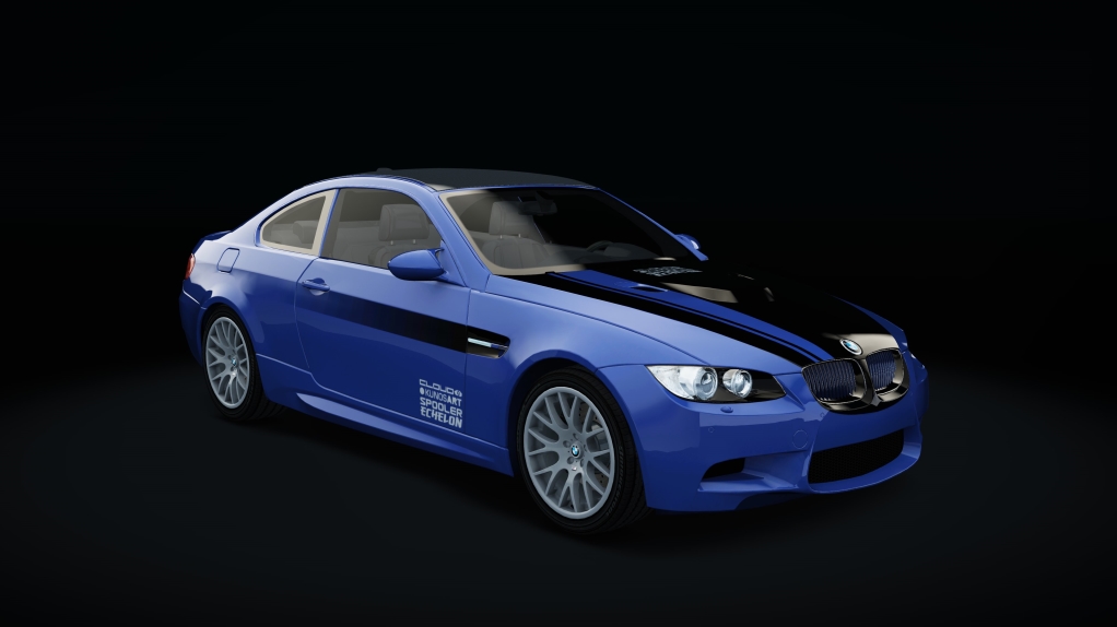 BMW M3 E92 Step1, skin 0_monte_carlo_blue