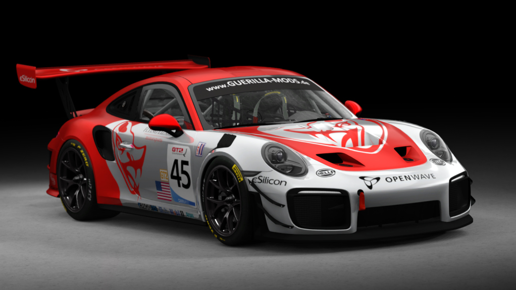 Porsche 911 GT2 RS Clubsport, skin 45_Flying_Lizard