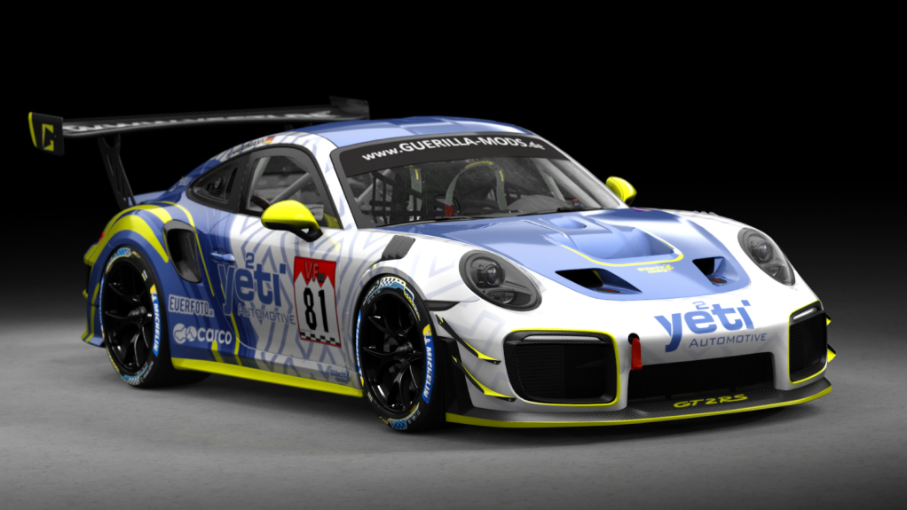 Porsche 911 GT2 RS Clubsport, skin 81_yeeti_motorsport