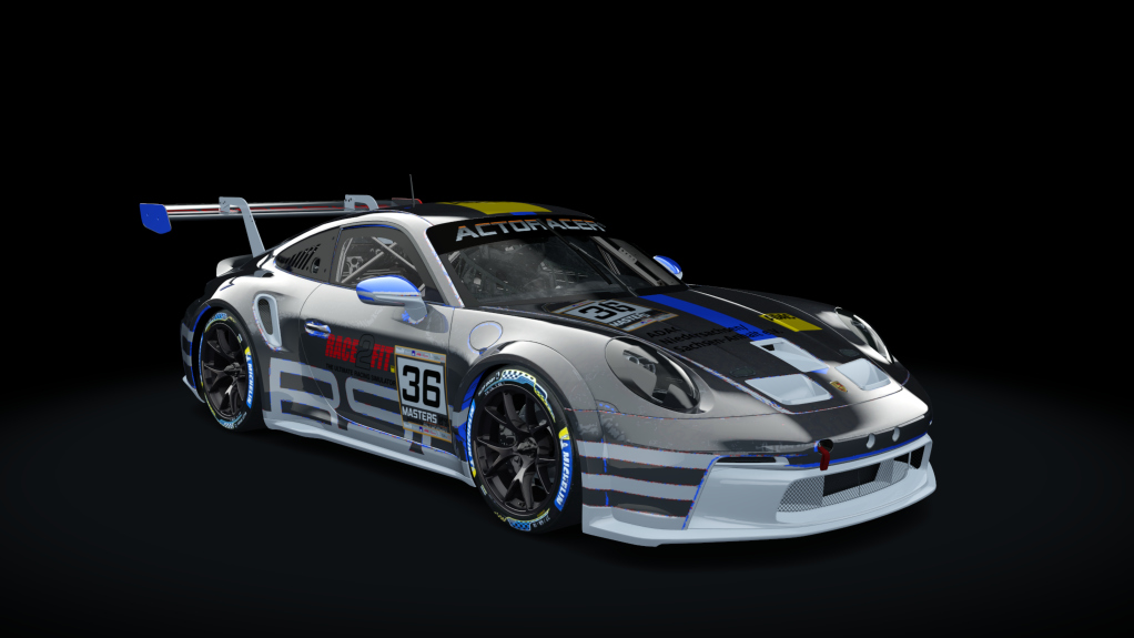 Porsche 911 GT3 Cup 992, skin 36beyer