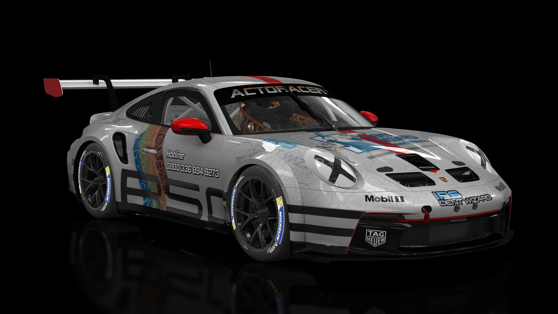 Porsche 911 GT3 Cup 992, skin dentwizard_01
