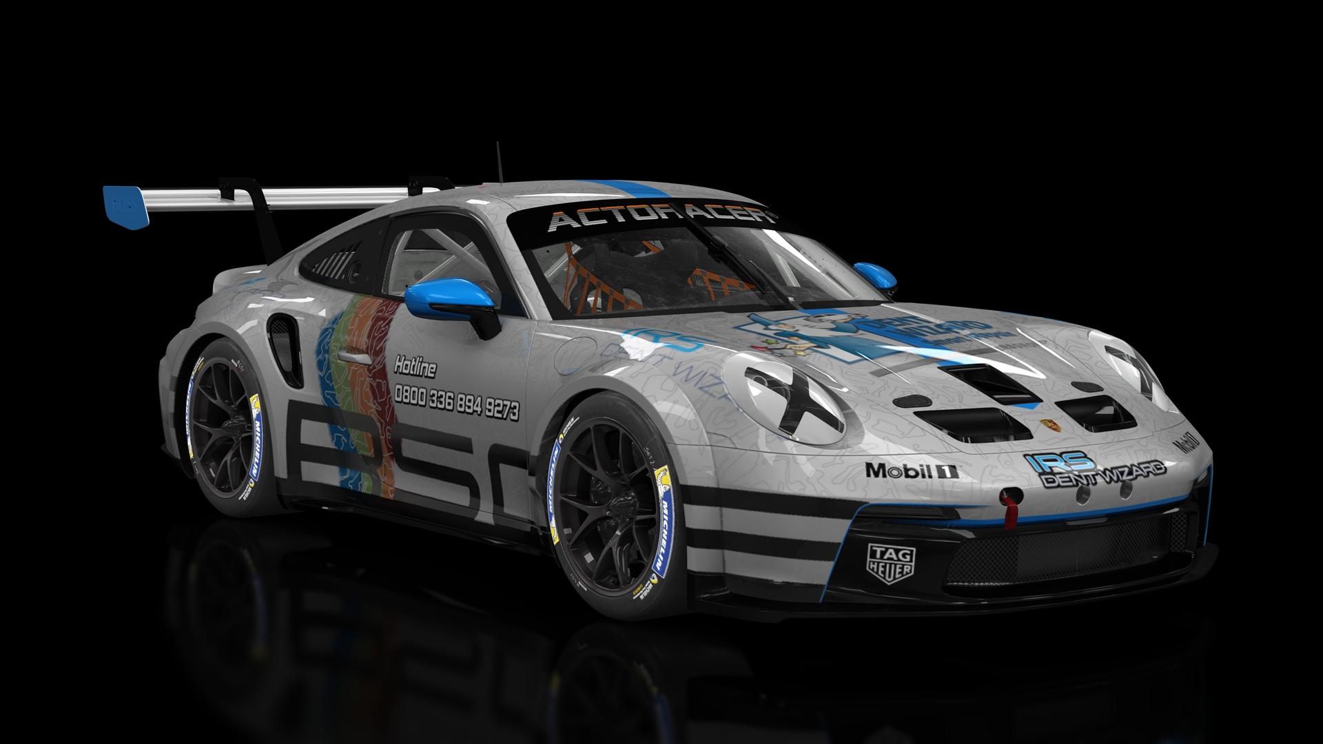 Porsche 911 GT3 Cup 992, skin dentwizard_03