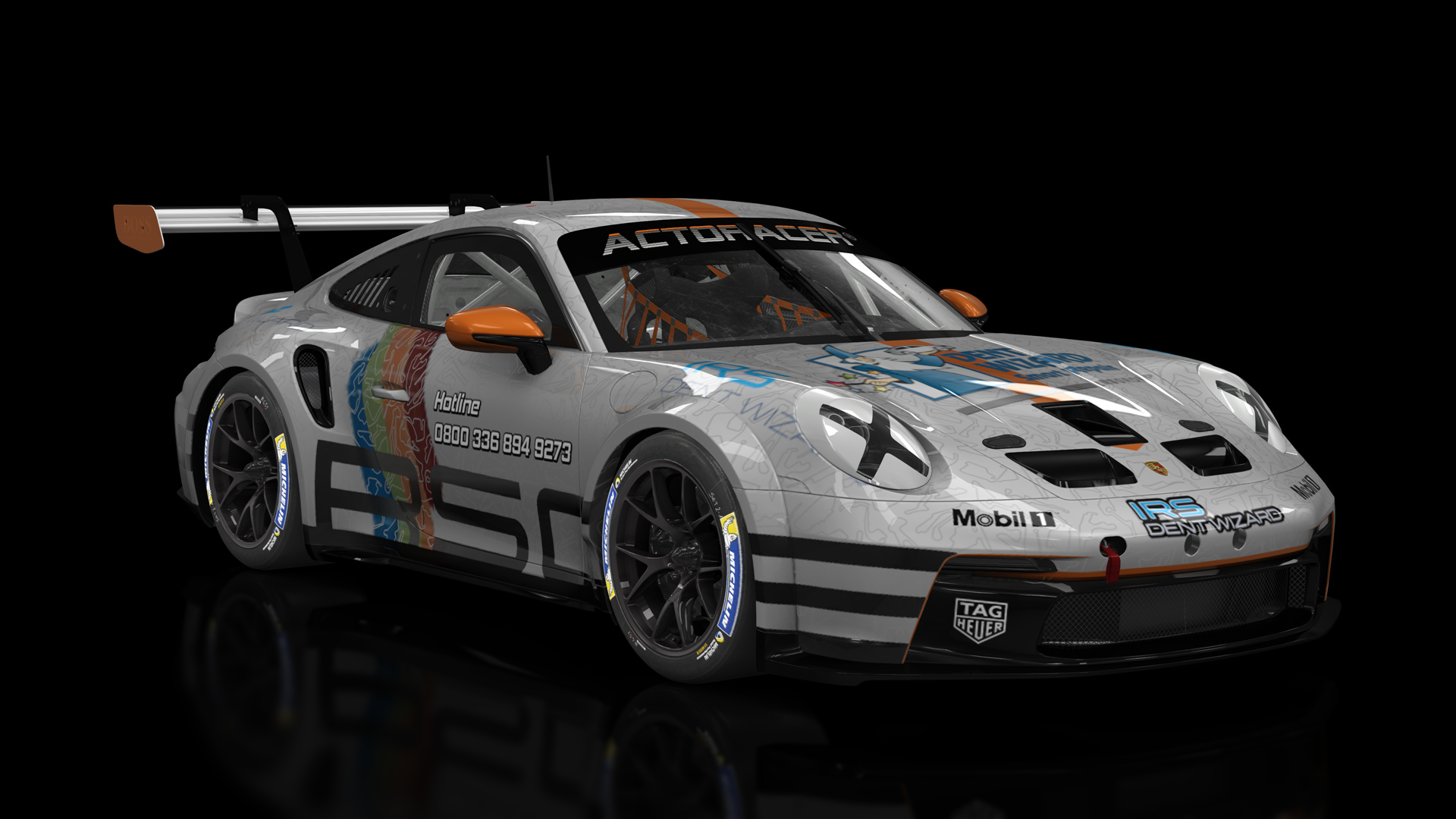 Porsche 911 GT3 Cup 992, skin dentwizard_05
