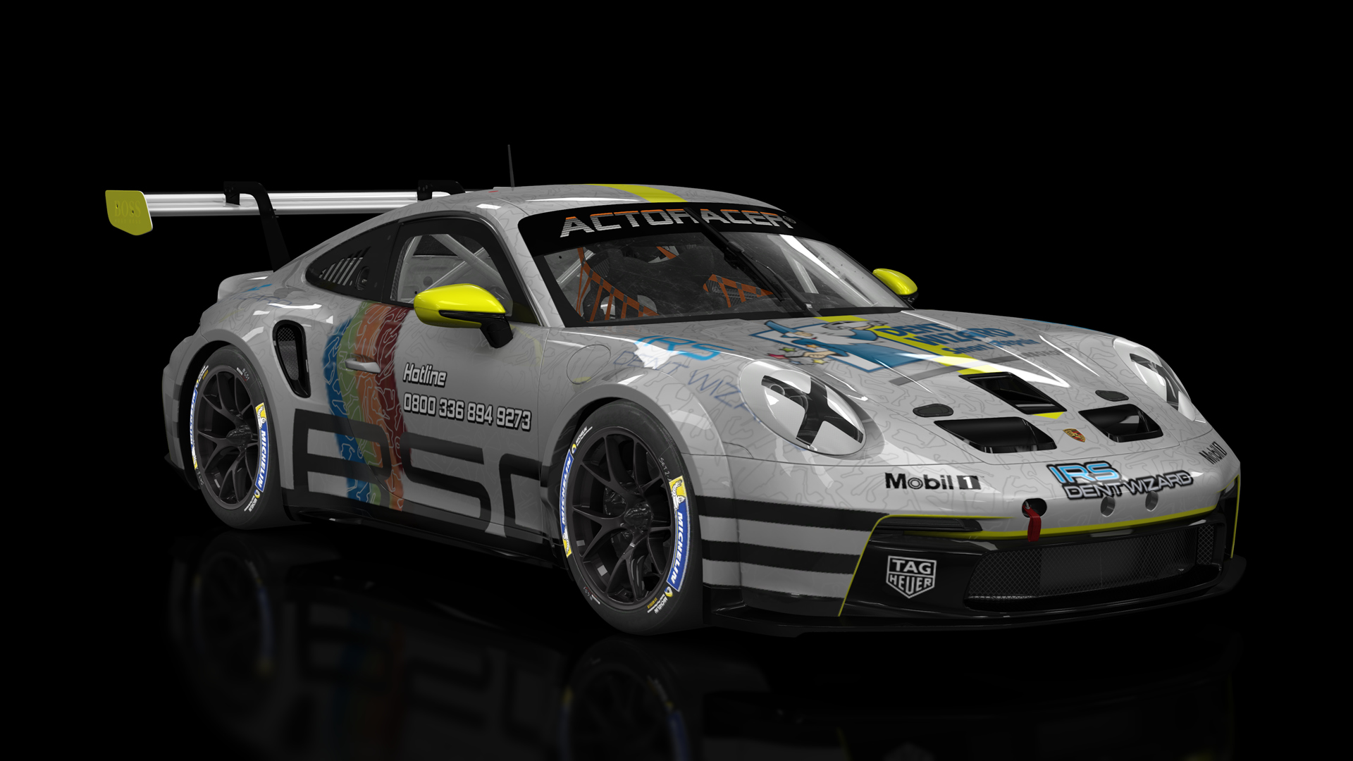 Porsche 911 GT3 Cup 992, skin dentwizard_06