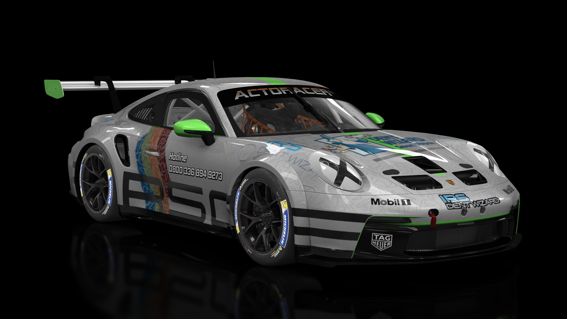 Porsche 911 GT3 Cup 992, skin dentwizard_07