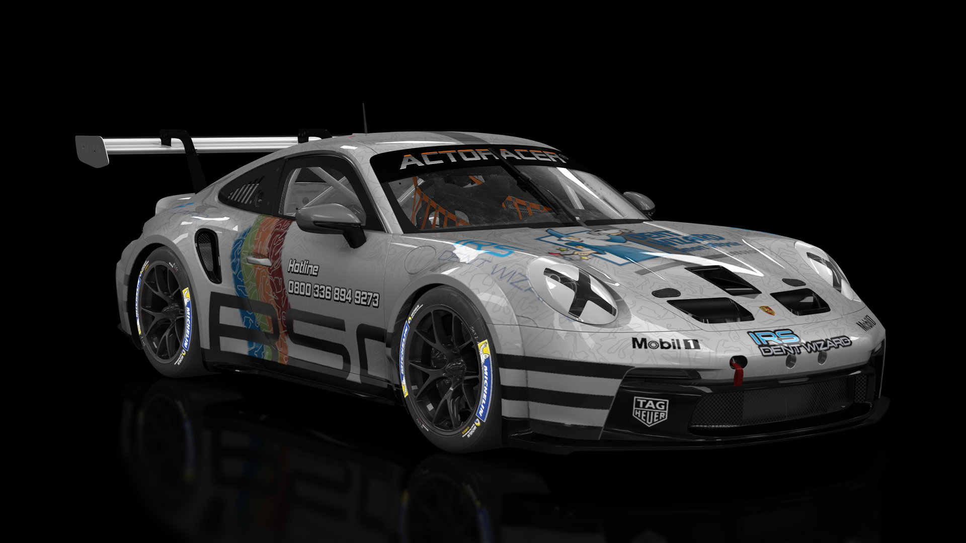 Porsche 911 GT3 Cup 992, skin dentwizard_08