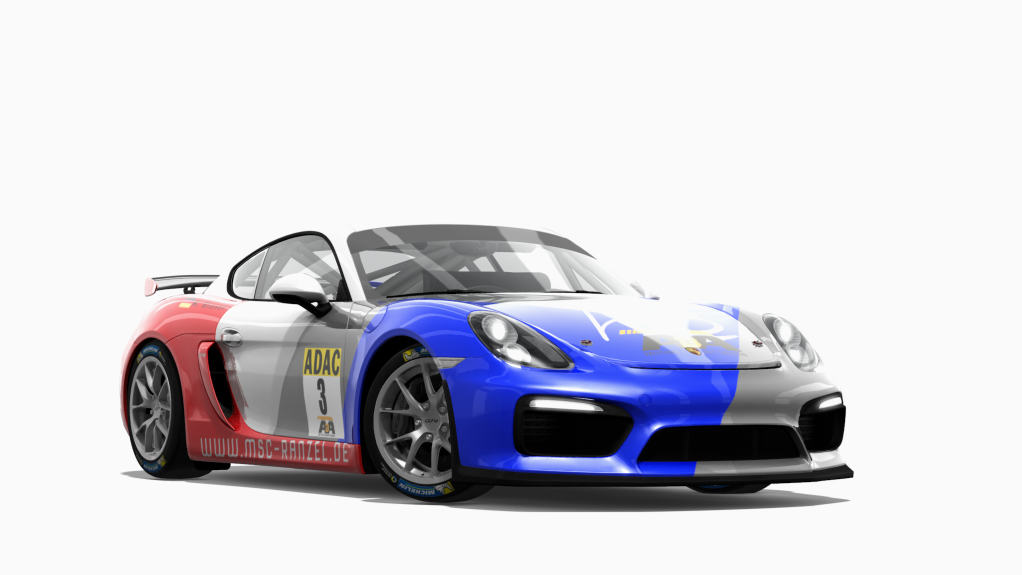 Porsche Cayman GT4 Clubsport, skin 03_porsche_blaeser