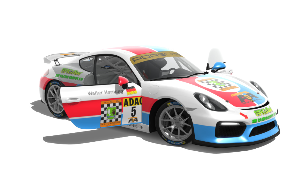 Porsche Cayman GT4 Clubsport, skin 05_porsche_hornung
