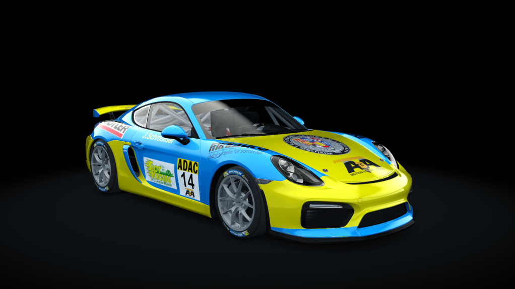 Porsche Cayman GT4 Clubsport, skin 14_porsche_schmeisser