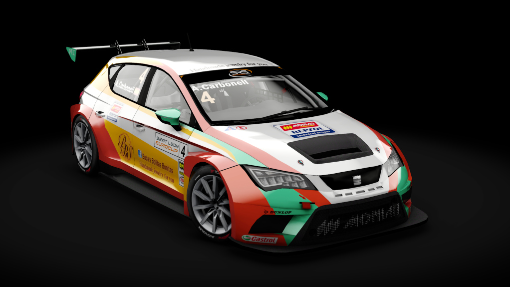 Seat Leon EuroCup, skin 4_CARBONELL