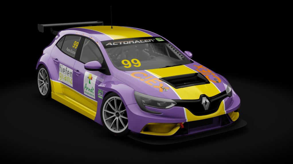Renault Megane RS TCR, skin 24h_99_Raceducks