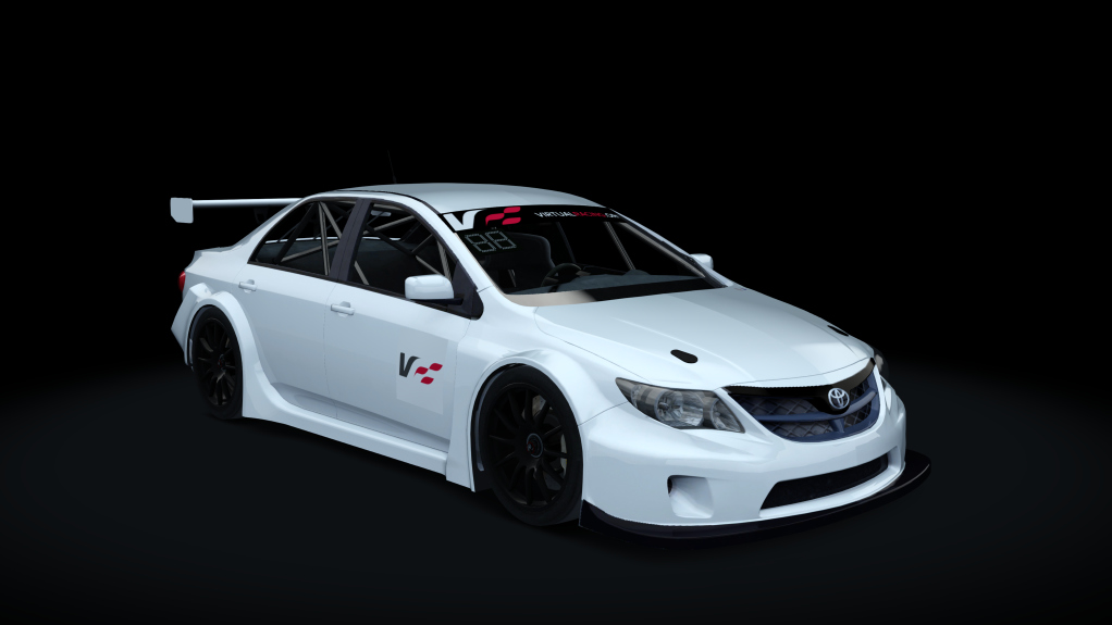 Toyota Avensis VR3T, skin Template